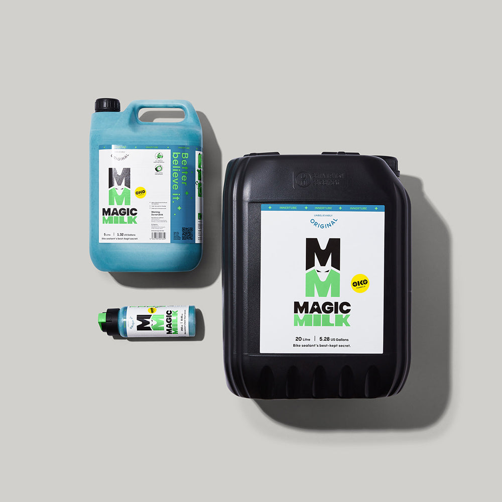 Magic Milk Innertube Original sealant — full bottle range