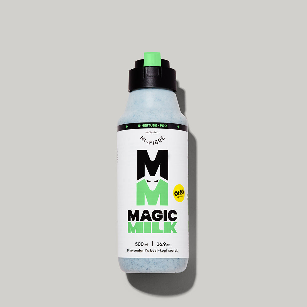 Magic Milk Innertube-Pro Hi-Fibre sealant bottle — front view